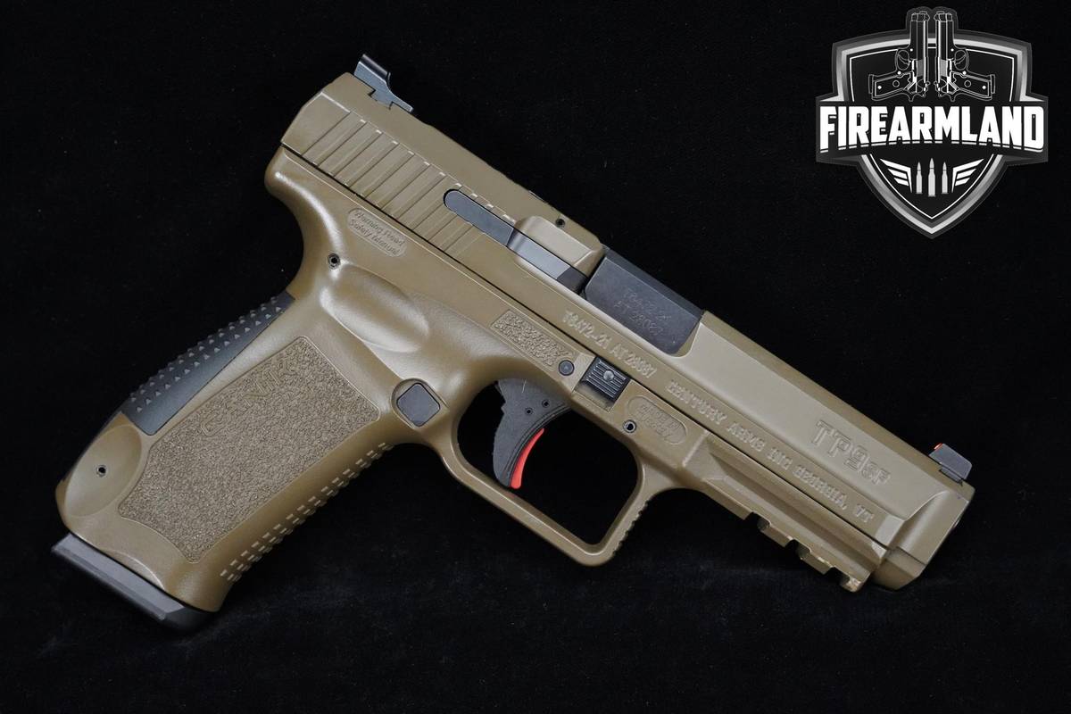Canik TP9SF 9mm 4.46" Patriot Brown TP9 SF +2 MAGS, ORIG CASE & HOLSTER