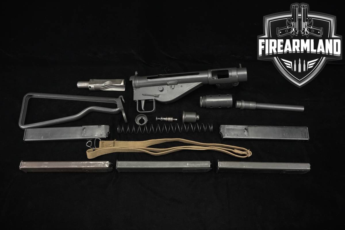 FULLY TRANSFERABLE CATCO Sten Mk II 9mm 7.75" Blued WWII WW2 Pattern+5 MAGS