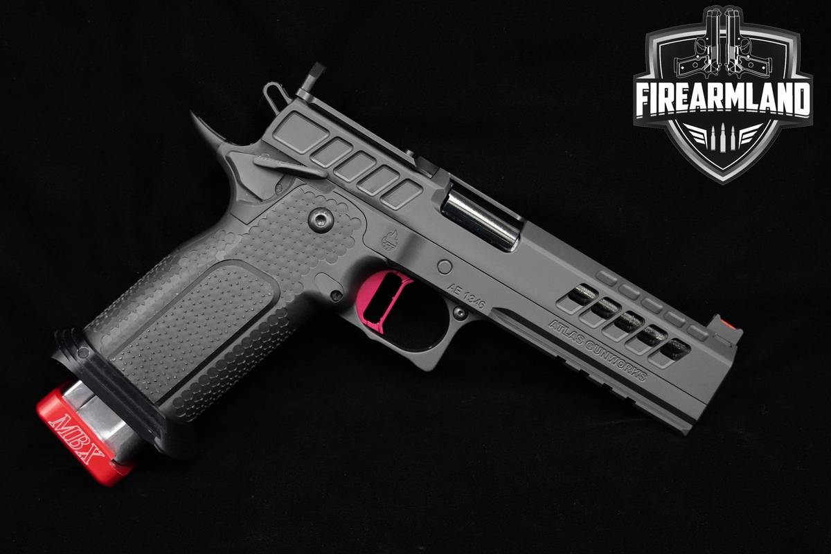 COLLECTOR Atlas Gunworks Titan 40 S&W 1911 5" Atlas Titan 2011 1911A1 +CASE