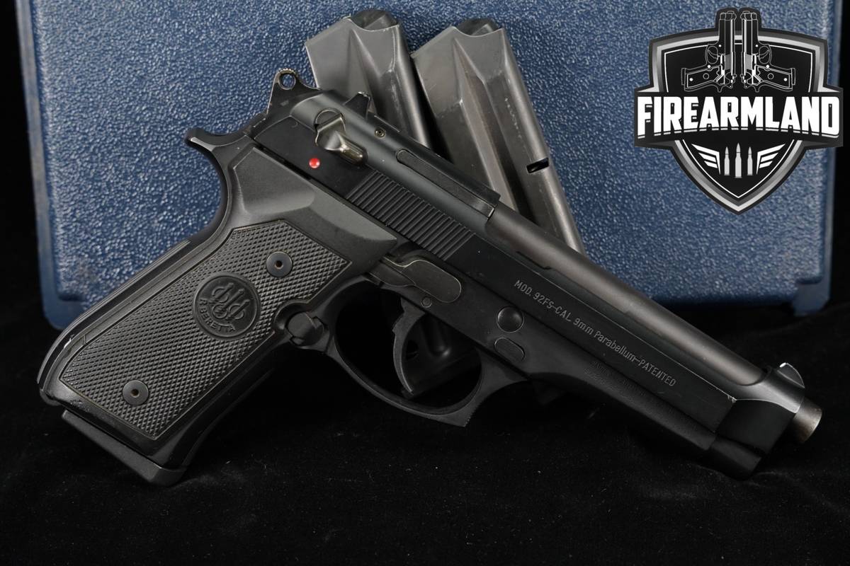 Beretta 92FS 9mm 4.9" 92 FS +3 MAGS & ORIG BOX