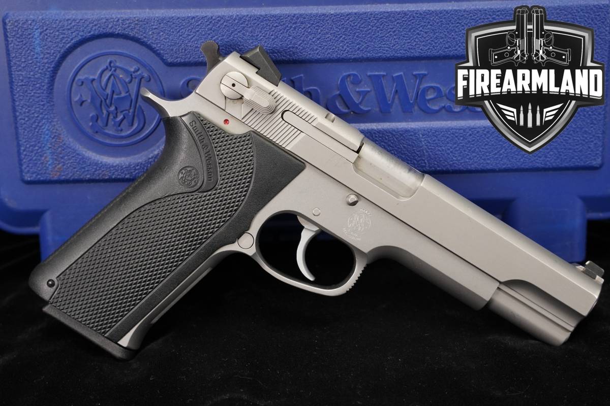 Smith & Wesson Model 4506-1 S&W 45 ACP 5" Matte Stainless 3MAGS & ORIG CASE
