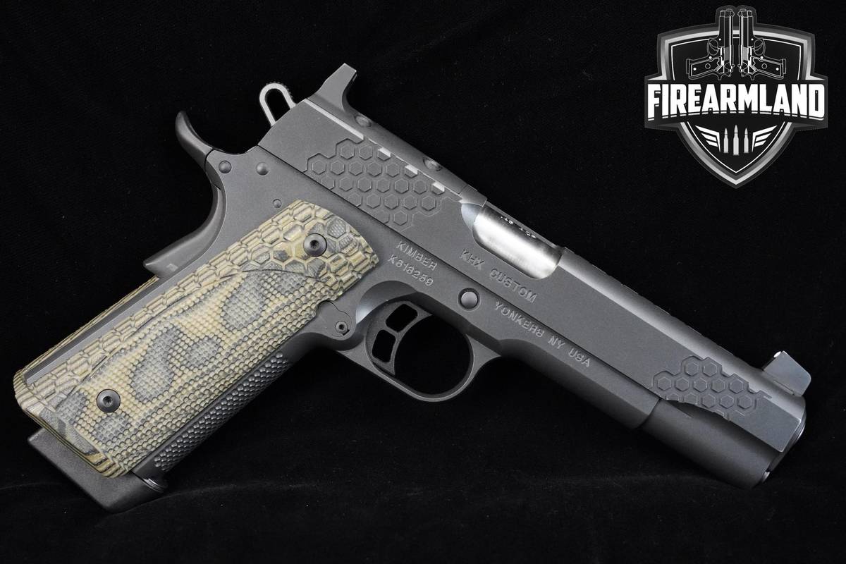 Kimber KHX Custom OR 45 ACP 1911 5" Kimber-KHX-Custom 1911 MATCH +ORIG CASE