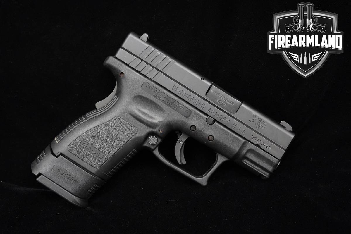 Springfield Armory XD-40 Sub-Compact 40 S&W XD-40 XD40 +3 MAGS & ORIG CASE