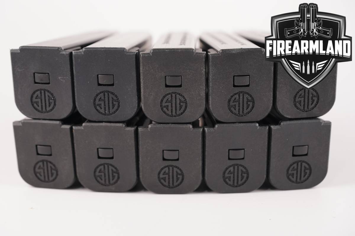 Sig Sauer TEN (10) P320 21-Round 9mm Extended Magazines Luger P-320 Mags