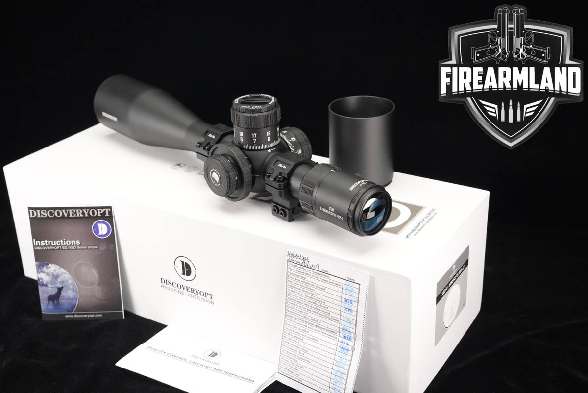 Discovery Optics XED 6-36X56SFIR MRAD FFP Z reticle Scope +ORIG BOX