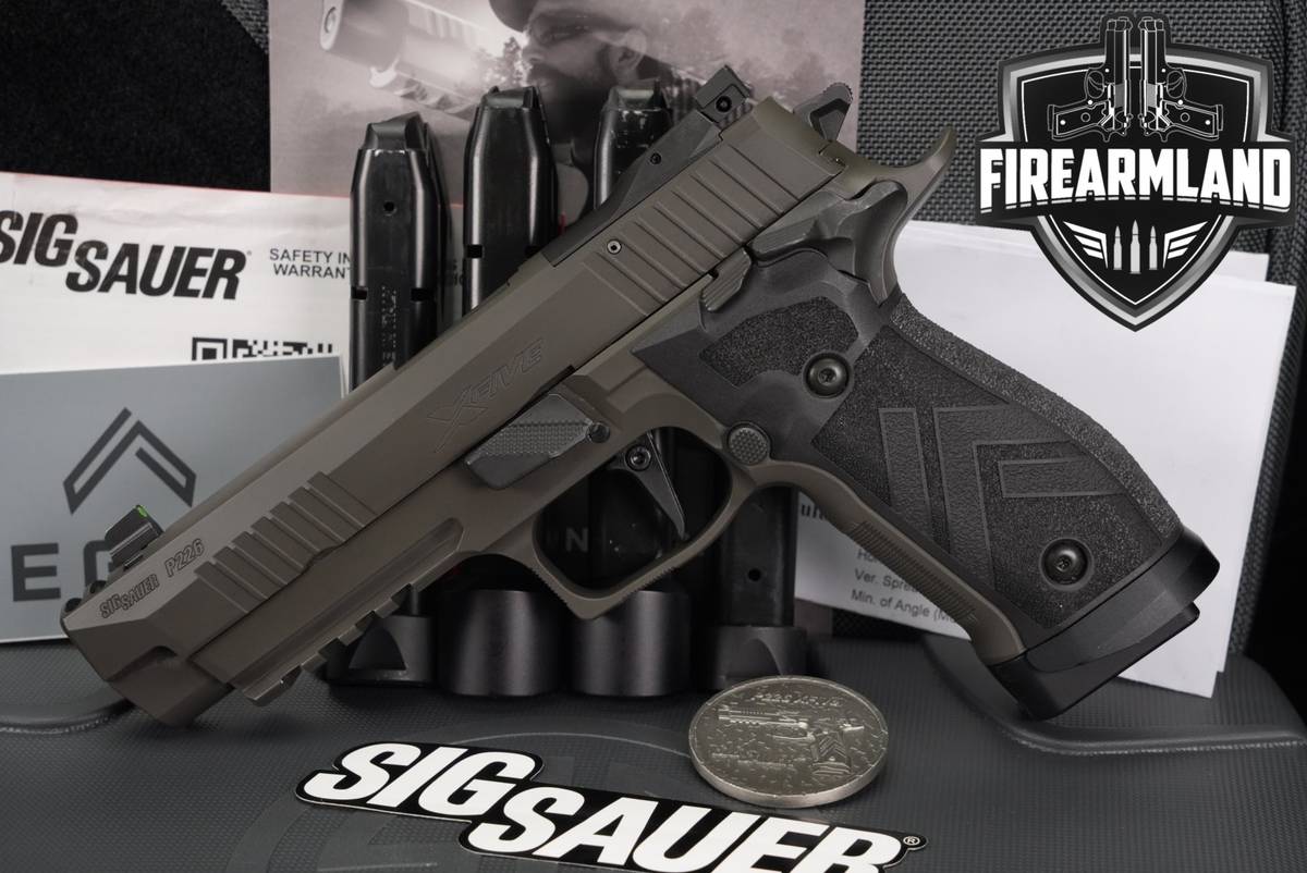 Sig Sauer P226 X-FIVE Legion COMP 9mm 4.4" P 226 X5 +5 MAGS & ORIG CASE