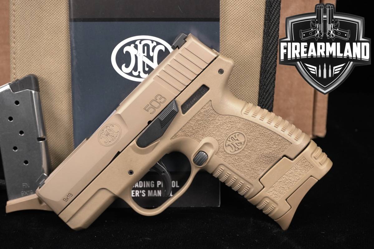 FN 503 9mm 3.1" FDE FN503 +2 MAGS & ORIG BOX