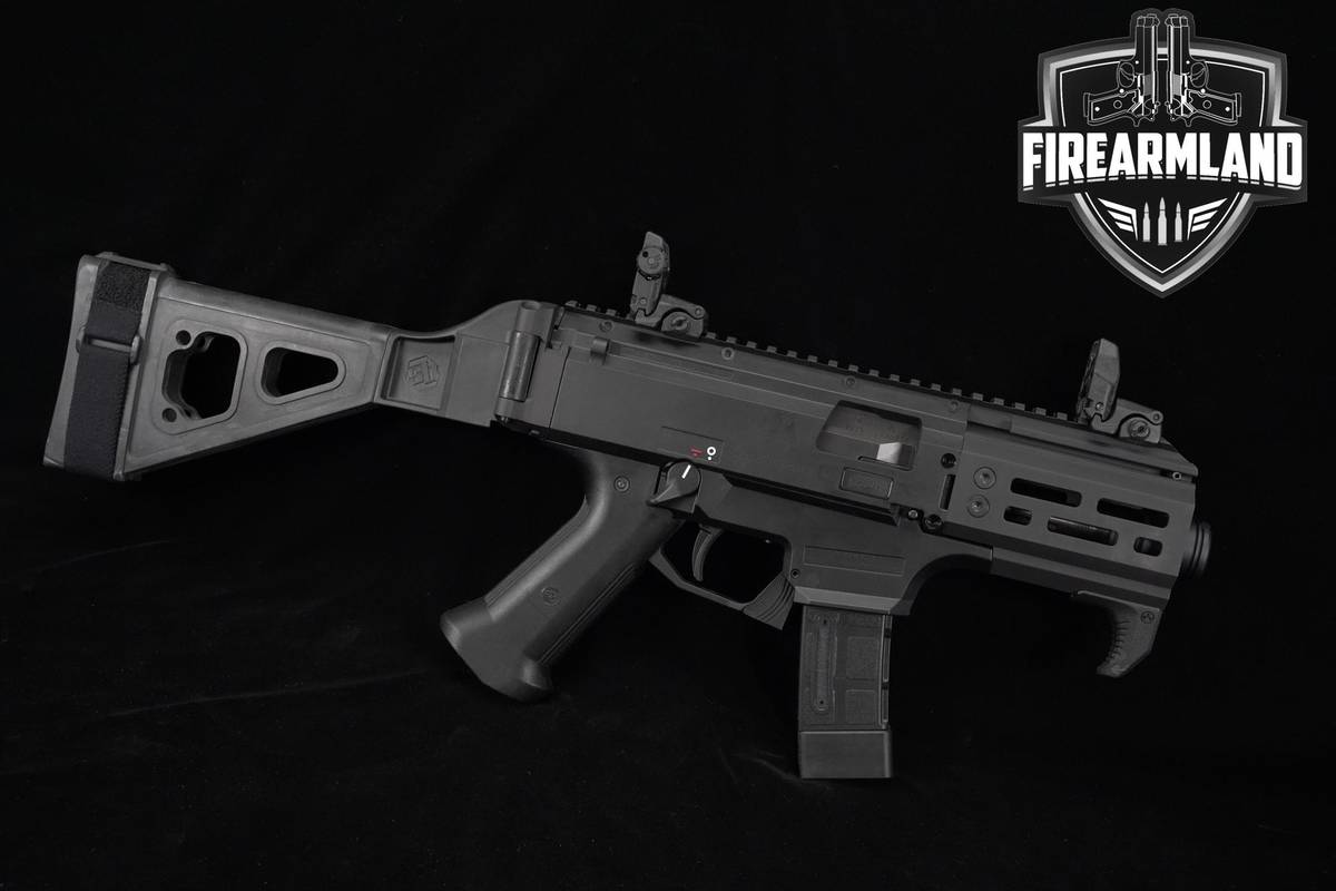 CZ Scorpion EVO 3 S2 Micro PDW Folding SB Tactical Brace 9mm 4.12" +2 MAGS