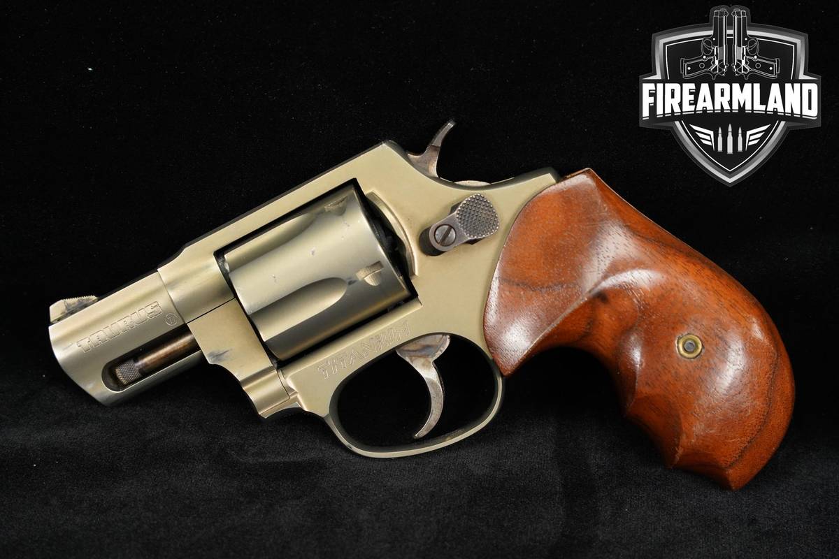 Taurus Model 85 Total Titanium Ported 38 Special 2" Matte Gold +ORIG CASE