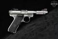 2008 Sturm Ruger Mark III Hunter, Crimson Trace Lasergrips Package .22 LR Satin Stainless in Good Condition Image 5
