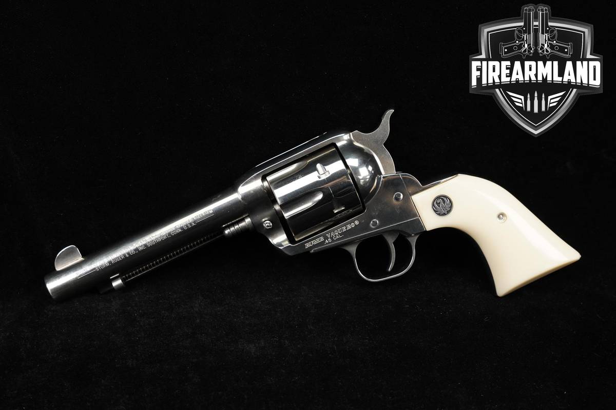1997 Ruger Vaquero Original Large-Frame 45 Colt 5.5" Stainless Revolver