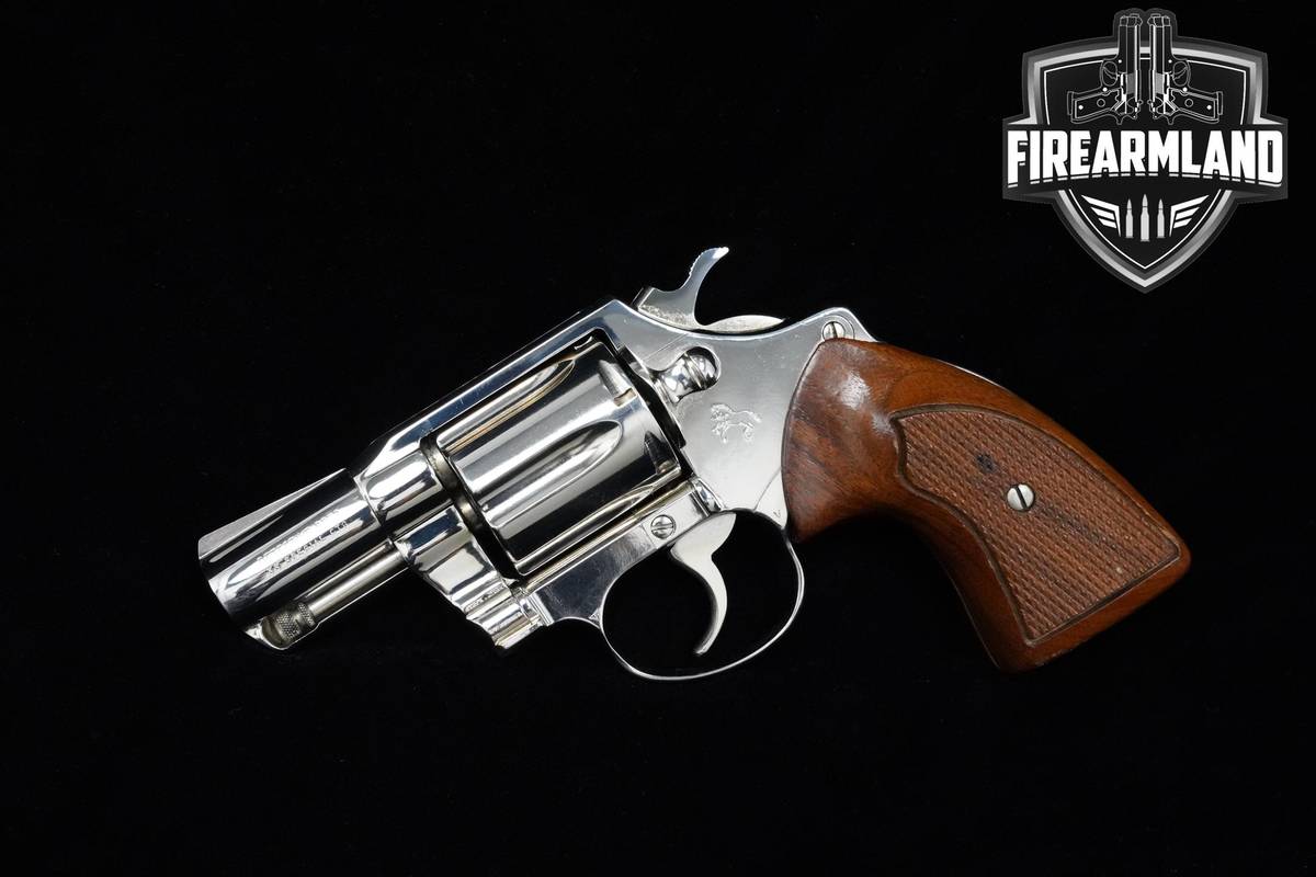 1976 Colt Detective Special 38 Special 2.2" Nickel Finish Colt DA/SA