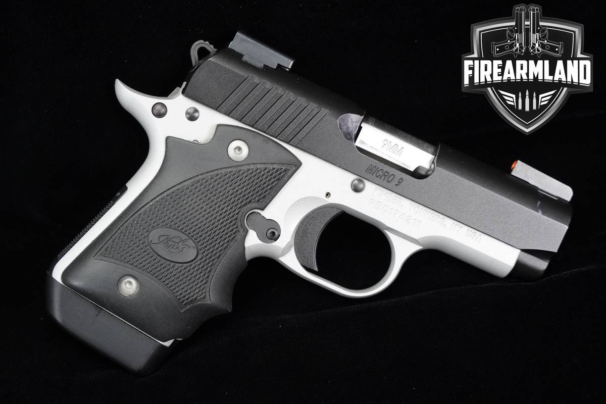 Kimber Micro 9 Two-Tone 9mm 1911 3.15" +3 MAGS, ORIG BOX & HOLSTER