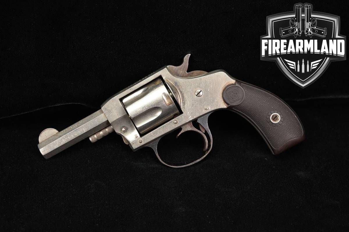 Harrington & Richardson H&R Model 1905 32 Cal 32S&W 2.5" Nickel DA/SA