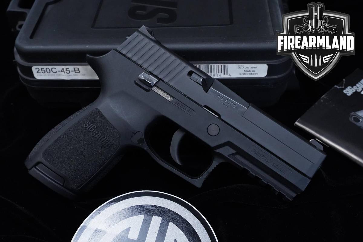 Sig Sauer P250 Compact 45 ACP 4" P250 P-250 P250C +ORIG CASE