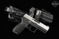 Sig Sauer P320 Compact 9mm Luger Two-Tone Stainless in Good Condition Image 2