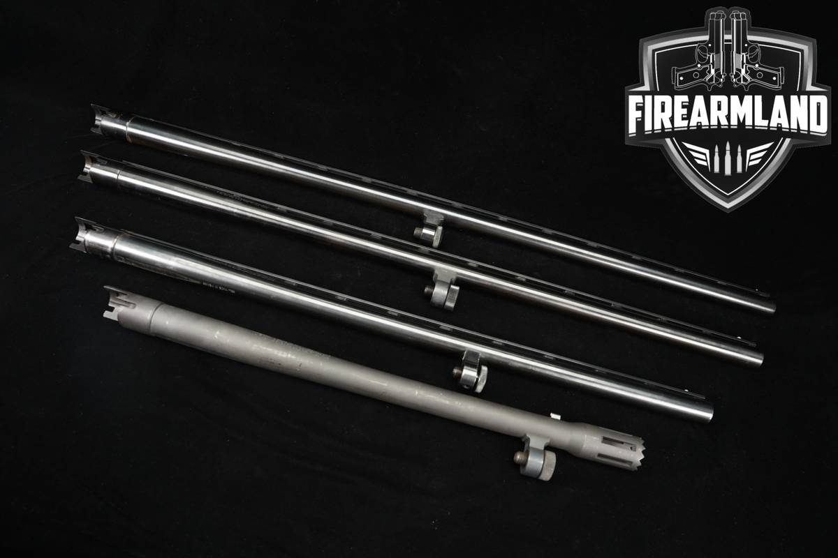 4-BARREL SET Mossberg Model 500 12-Gauge Blued M500