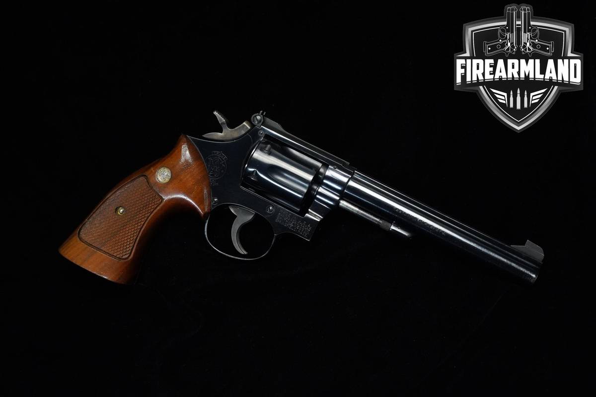 VINTAGE 1968 Smith & Wesson (S&W) Model 17-3 22LR 6" Blued S&W 17-3 DA/SA