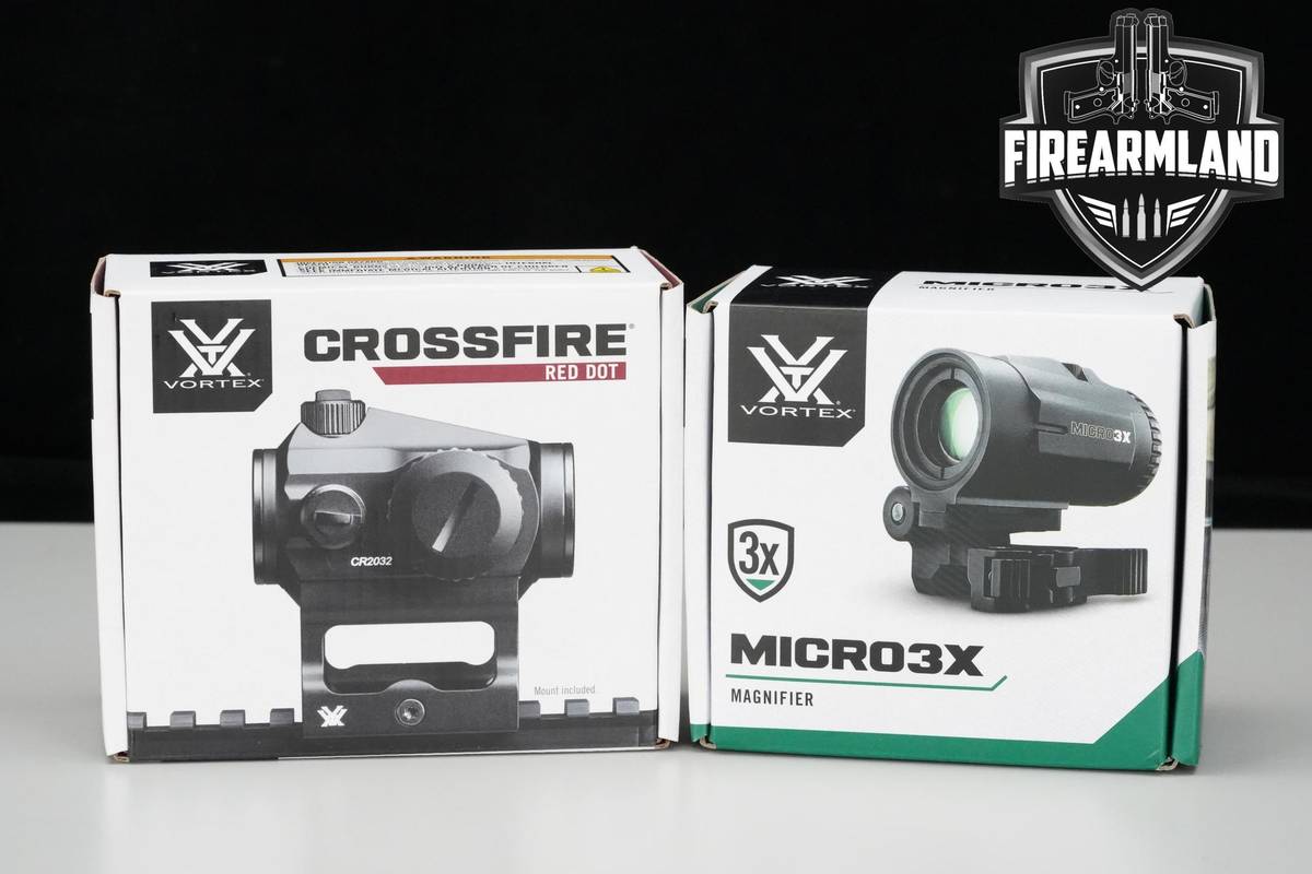 Vortex Optics Crossfire 2 MOA Red Dot Vortex-Crossfire +MICRO3X MAGNIFIER
