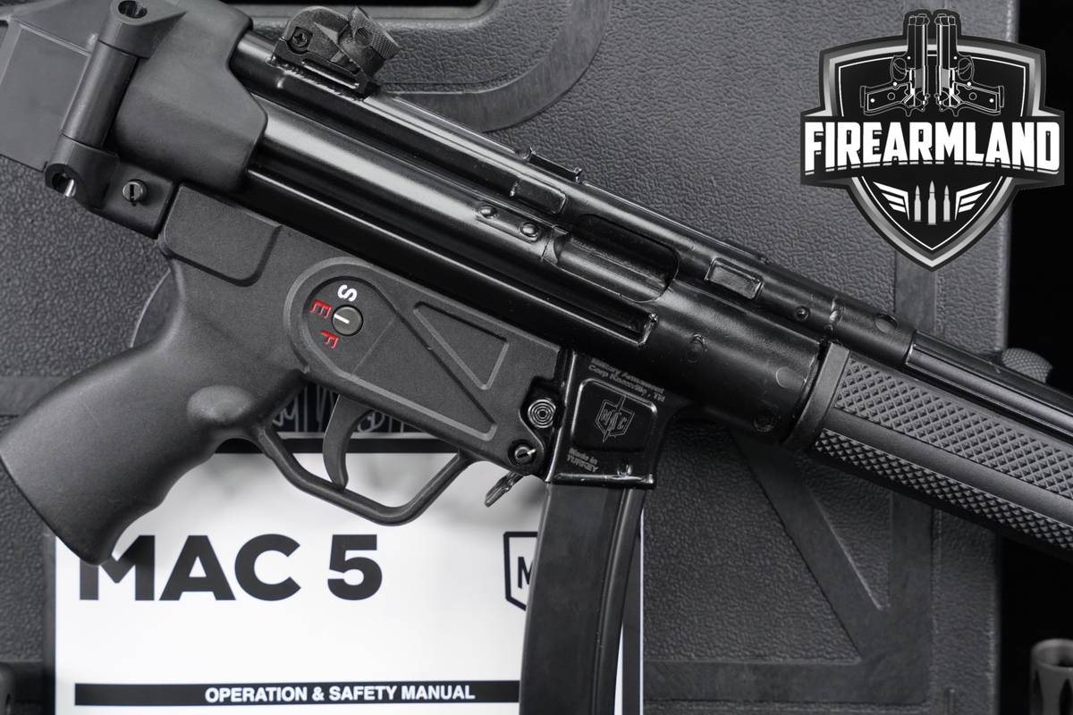 Military Armament Corporation MAC 5 9mm 8.9" HK-MP5 +2 MAGS & ORIG CASE