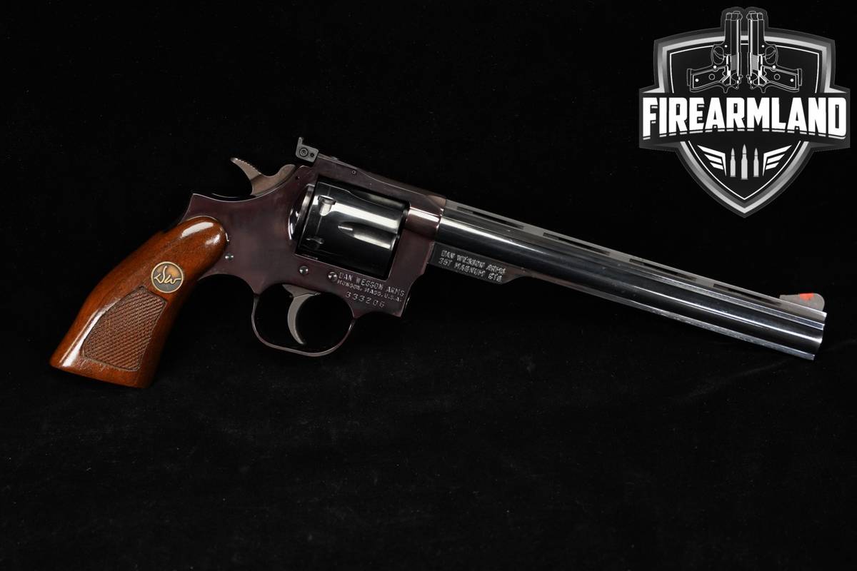 1981 Dan Wesson Model 15-2 Ventilated Heavy VH 357 Magnum 8" Blued DA/SA