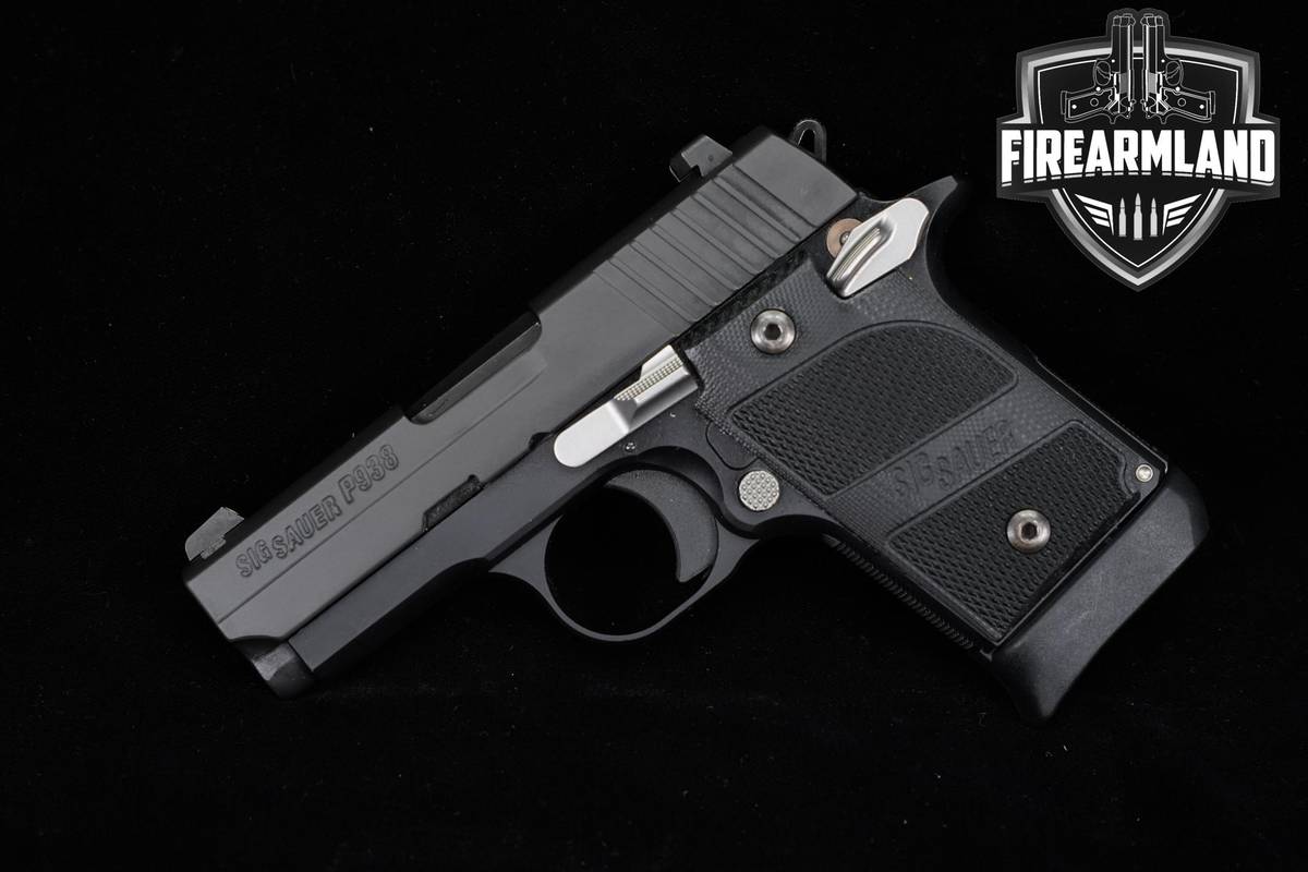 Sig Sauer P938 Nightmare 9mm 3" SAO P-938 +2 MAGS, ORIG CASE & HOLSTER