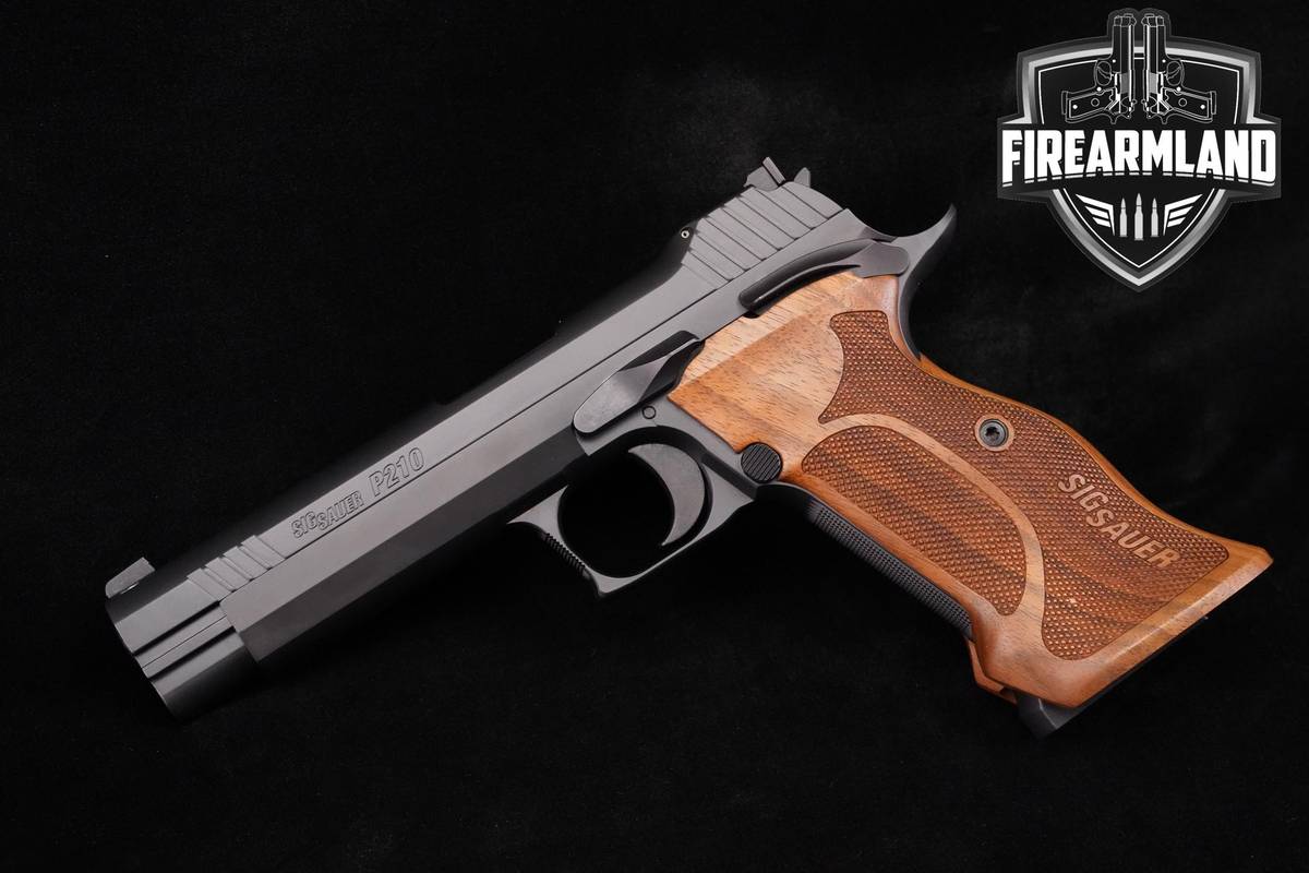 BULLSEYE! Sig Sauer P210 Target 9mm 5" Nitron P-210 +ORIG CASE