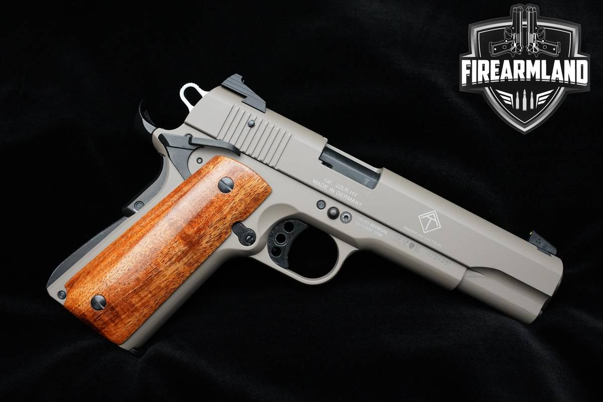 German Sport Guns (GSG) 1911 22LR 5" Cerakote 1911 Germany Threaded Plinker