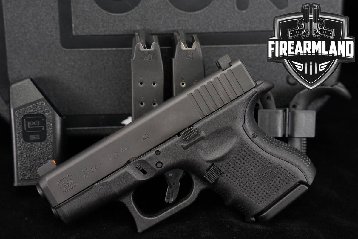 Glock 27 Gen4 G27 Gen 4 40 S&W 3.43 +3 MAGS & ORIG CASE