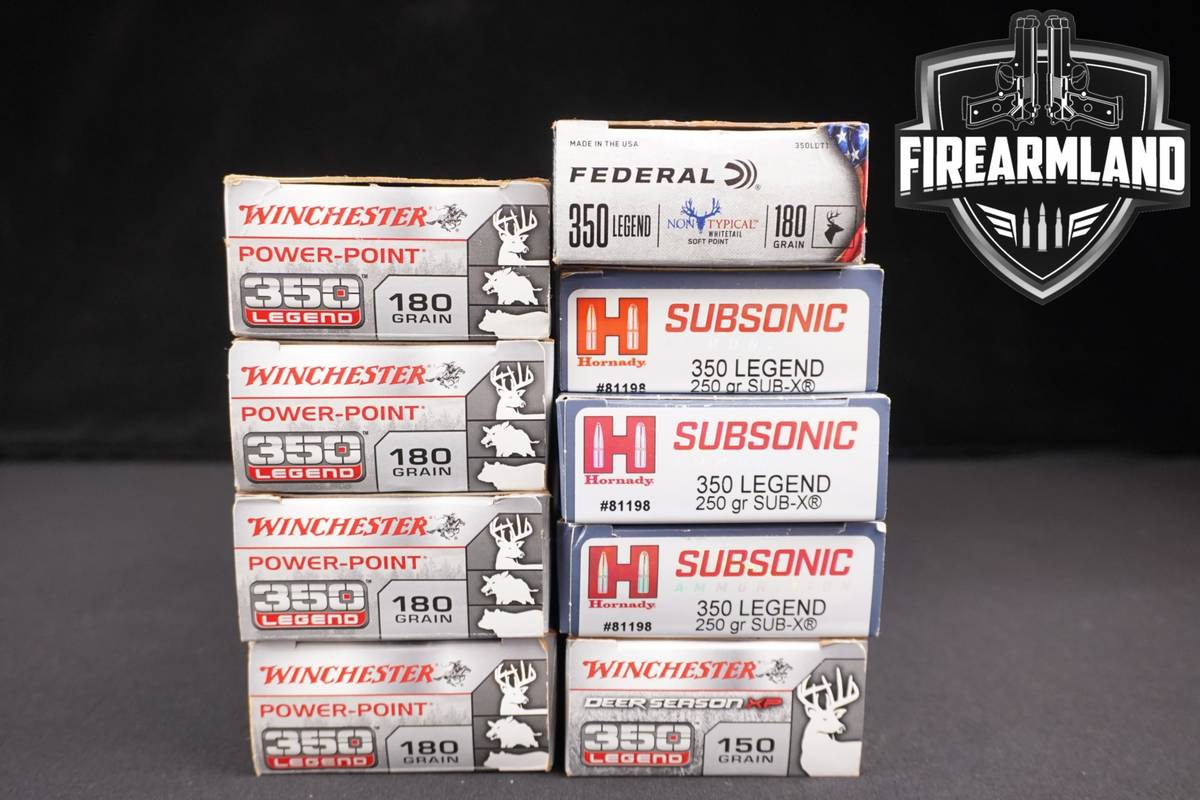 180 RDS! 350 Legend Ammo Ammunition