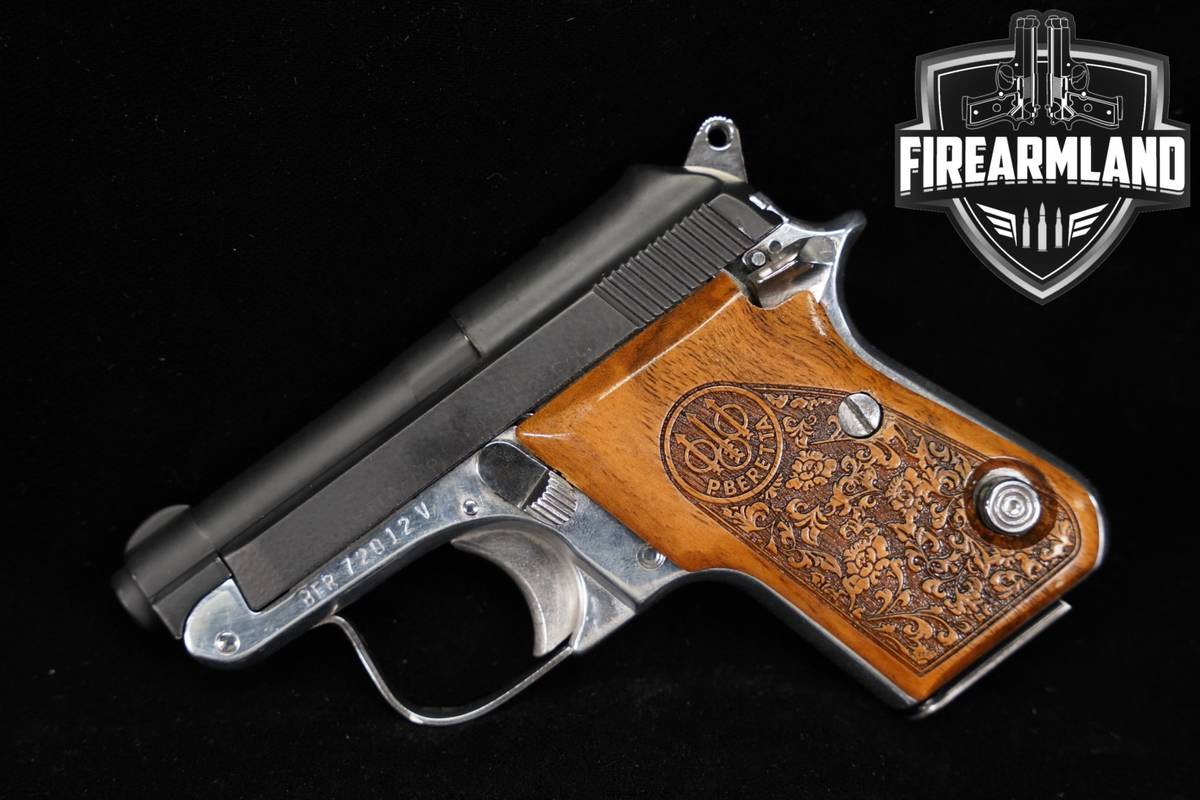 Beretta 950 BS Jetfire 25 ACP 6.35Mm 2.4 Two-Tone Black & Silver 950BS