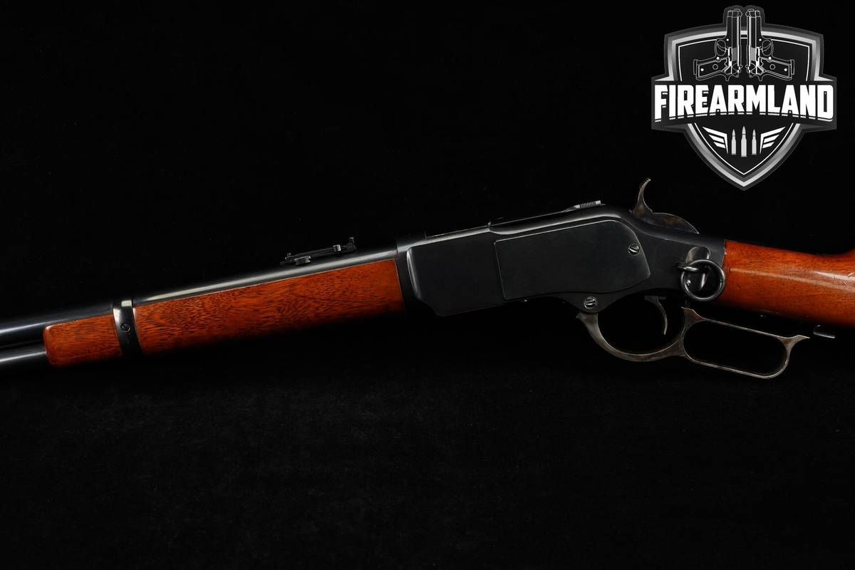 Uberti Model 1873 Saddle Ring Carbine 45 Colt 19" Blued & Wood CCH