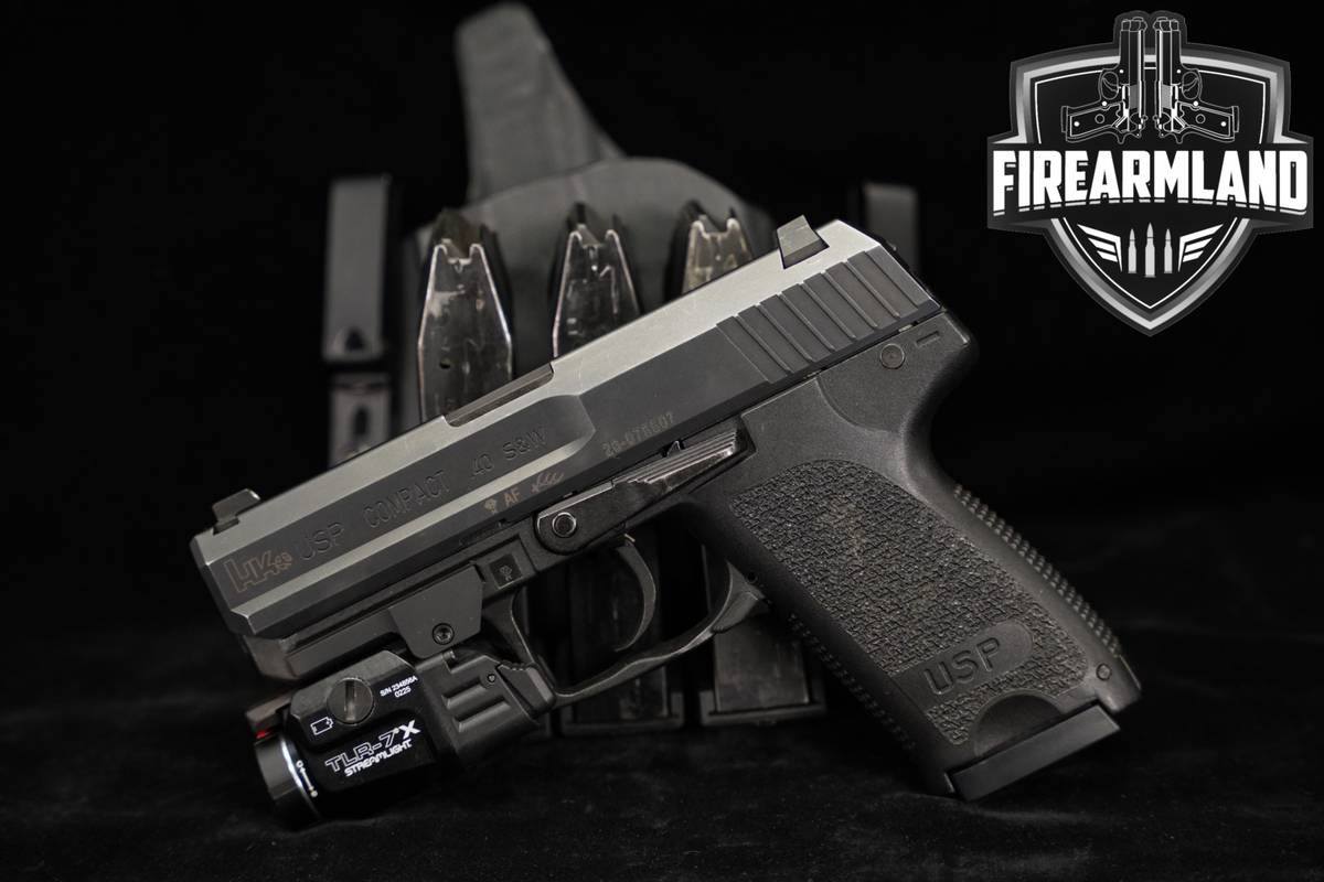 Heckler & Koch USP Compact Variant 7 LEM H&K 40 S&W USP40 +4 MAGS, LIGHT