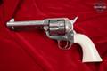 A. Uberti Model 1873 Cattleman Factory Engraved .45 ACP Stainless in Good Condition Image 2