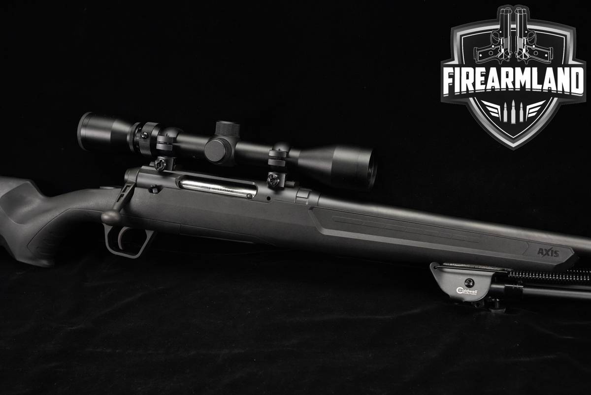 Savage Arms Axis 6.5 Creedmoor 22" Blued & Synthetic +WEAVER SCOPE, BIPOD