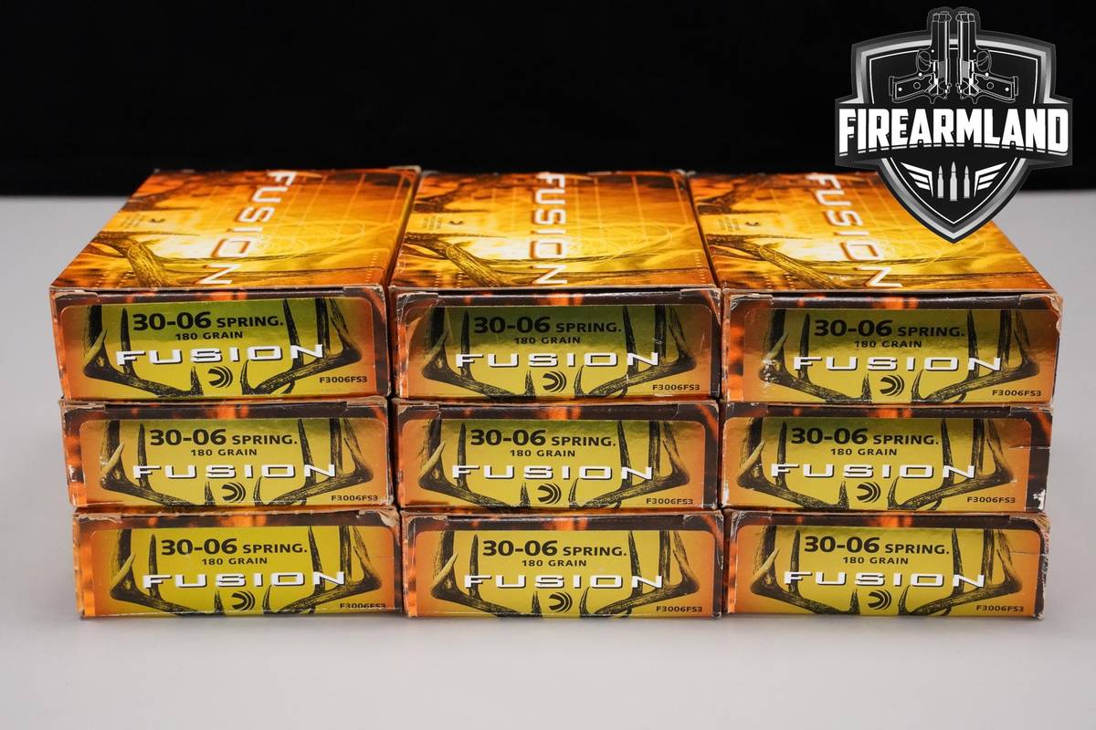 FUSION 30-06 Springfield Ammo .30-06 180 ROUNDS