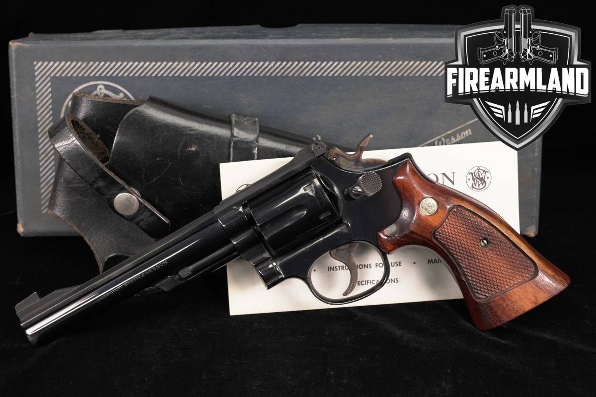 Smith & Wesson Model 19-4 S&W 357 Magnum 6" Blued DA/SA +ORIG BOX