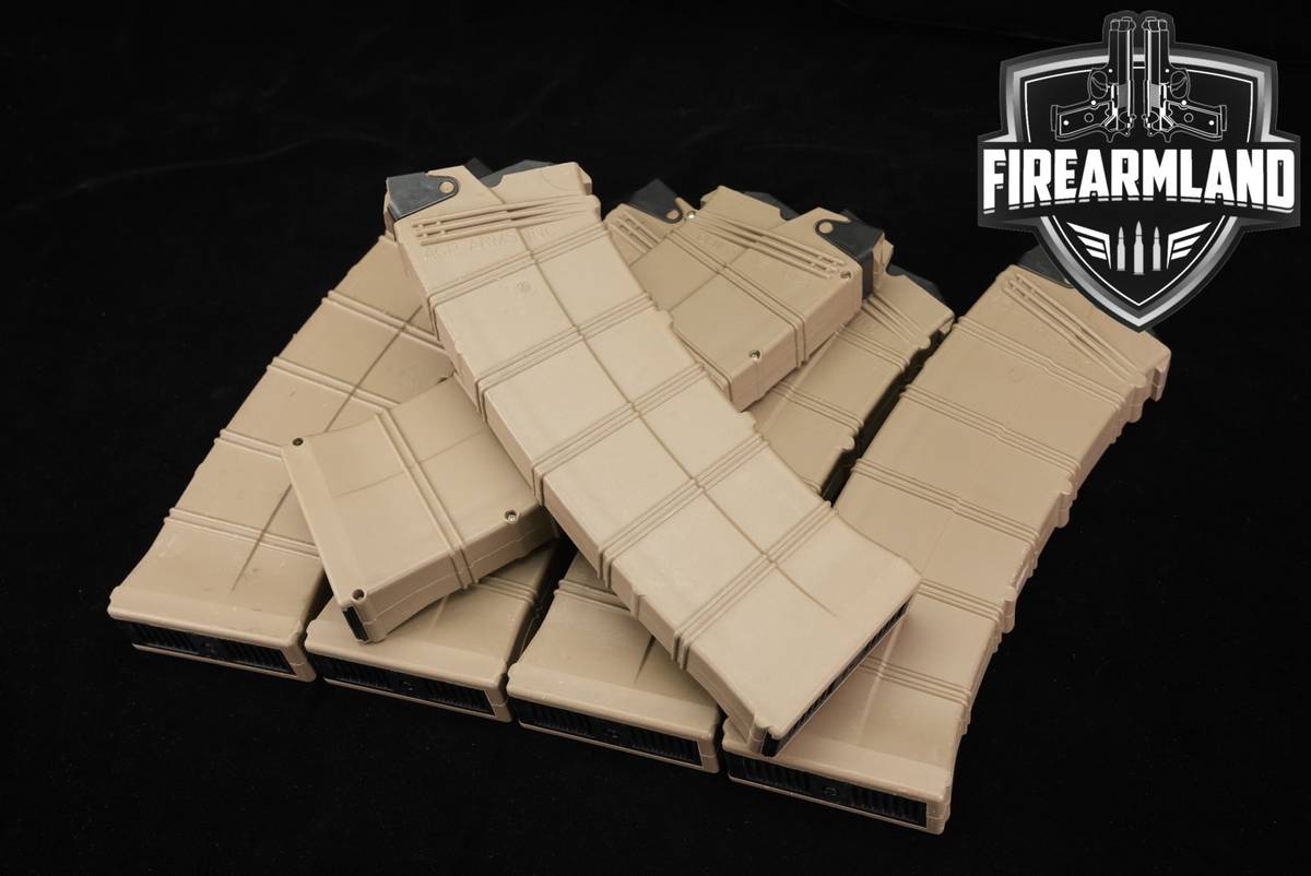 AGP Arms SIX (6) FDE Saiga-12 Gen3 10 Round Magazines Gauge S12 IZ-109 Mags