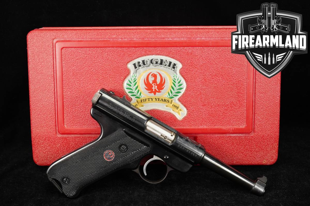 LIMITED 1999 Ruger Mark II 50th Anniversary 22LR MK-50 MKII 2 +ORIG CASE