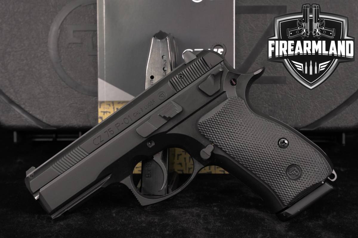 CZ 75 P-01 9mm 3.7" CZ75 P01 +2 MAGS & ORIG CASE