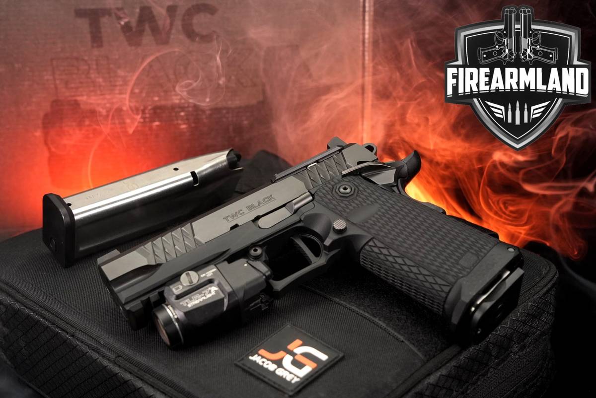 Jacob Grey TWC Black 9mm 4.25" 1911 2011 +2 MAGS, ORIG BOX, TLR-7A LIGHT