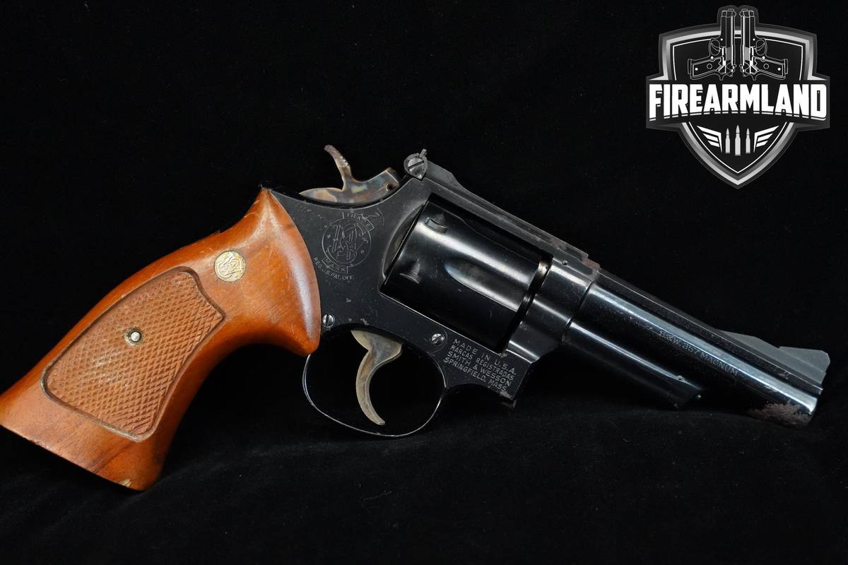 Smith & Wesson (S&W) Model 19-4 357 Magnum 4" Blued S&W 19-4 DA/SA