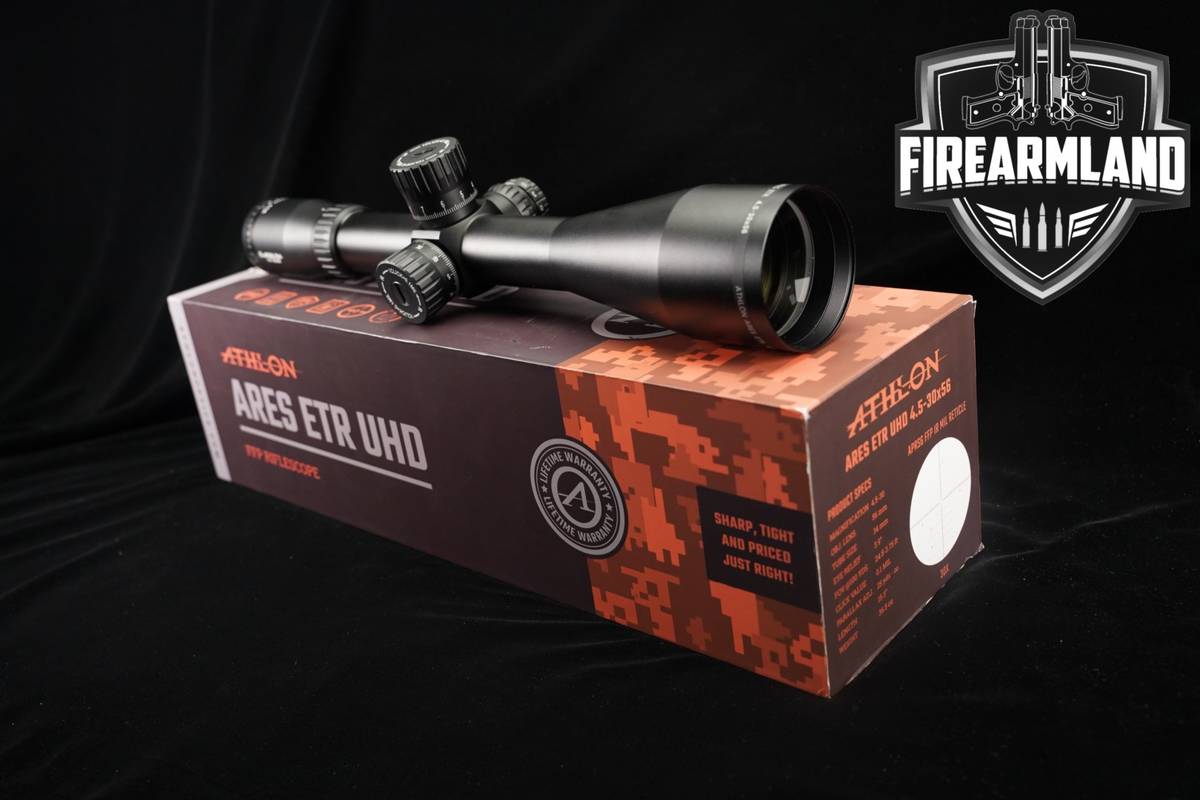 Athlon Optics ARES ETR UHD 4.5-30x56 APRS6 FFP IR MIL 34mm Tube +ORIG BOX
