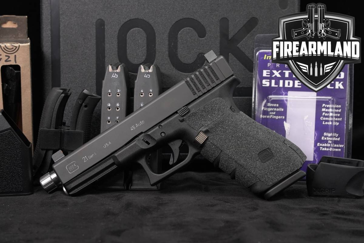 Glock 21 Gen4 45 ACP 5" G21 Gen-4 +3 MAGS & ORIG CASE