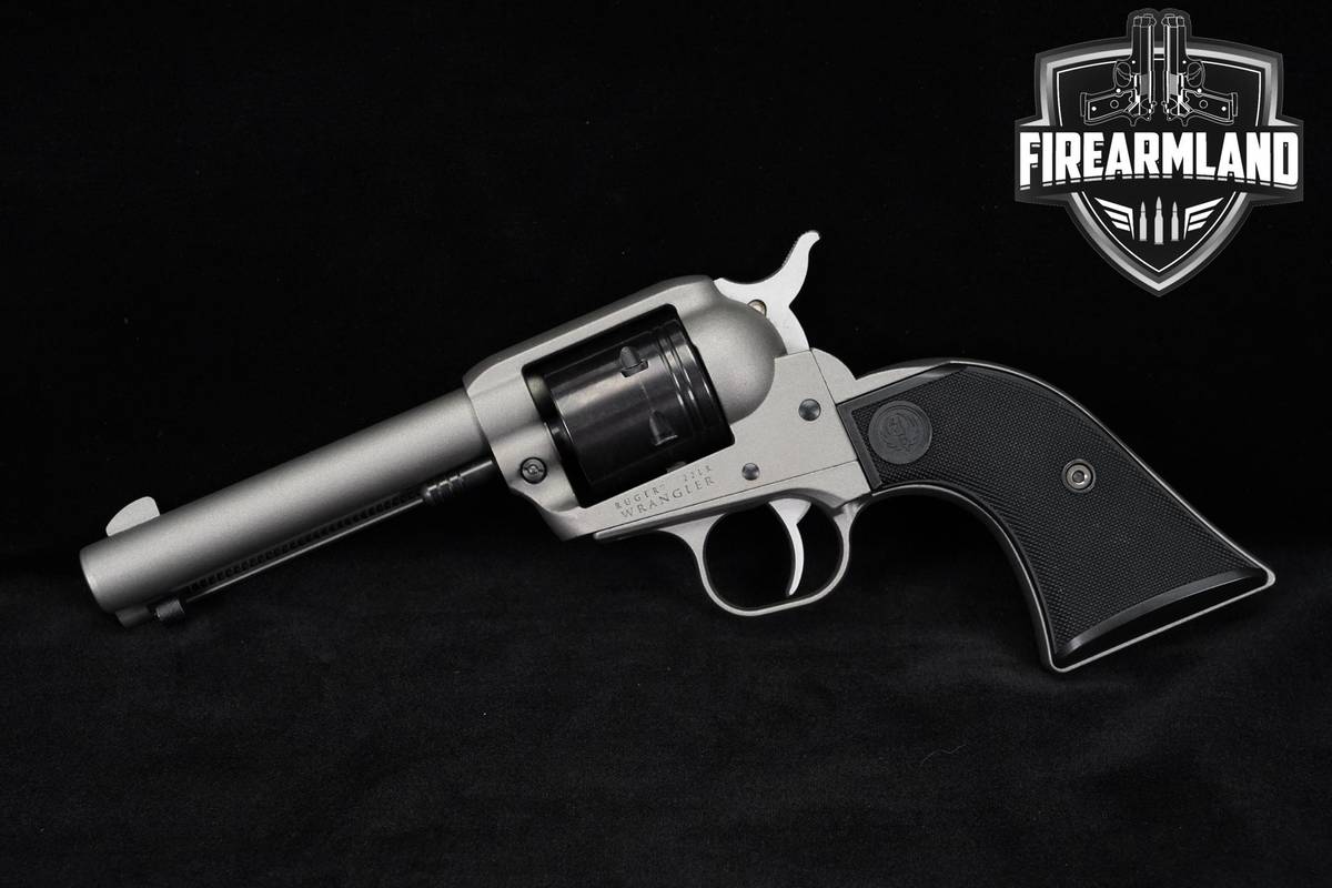 COWBOY! Ruger Wrangler 22LR 4.62" Silver Cerakote