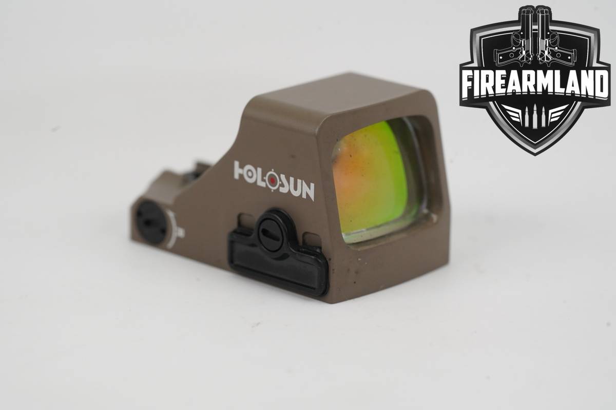 Holosun HS407K X2 FDE 2 MOA Red Dot Sight HS 407K 407-K