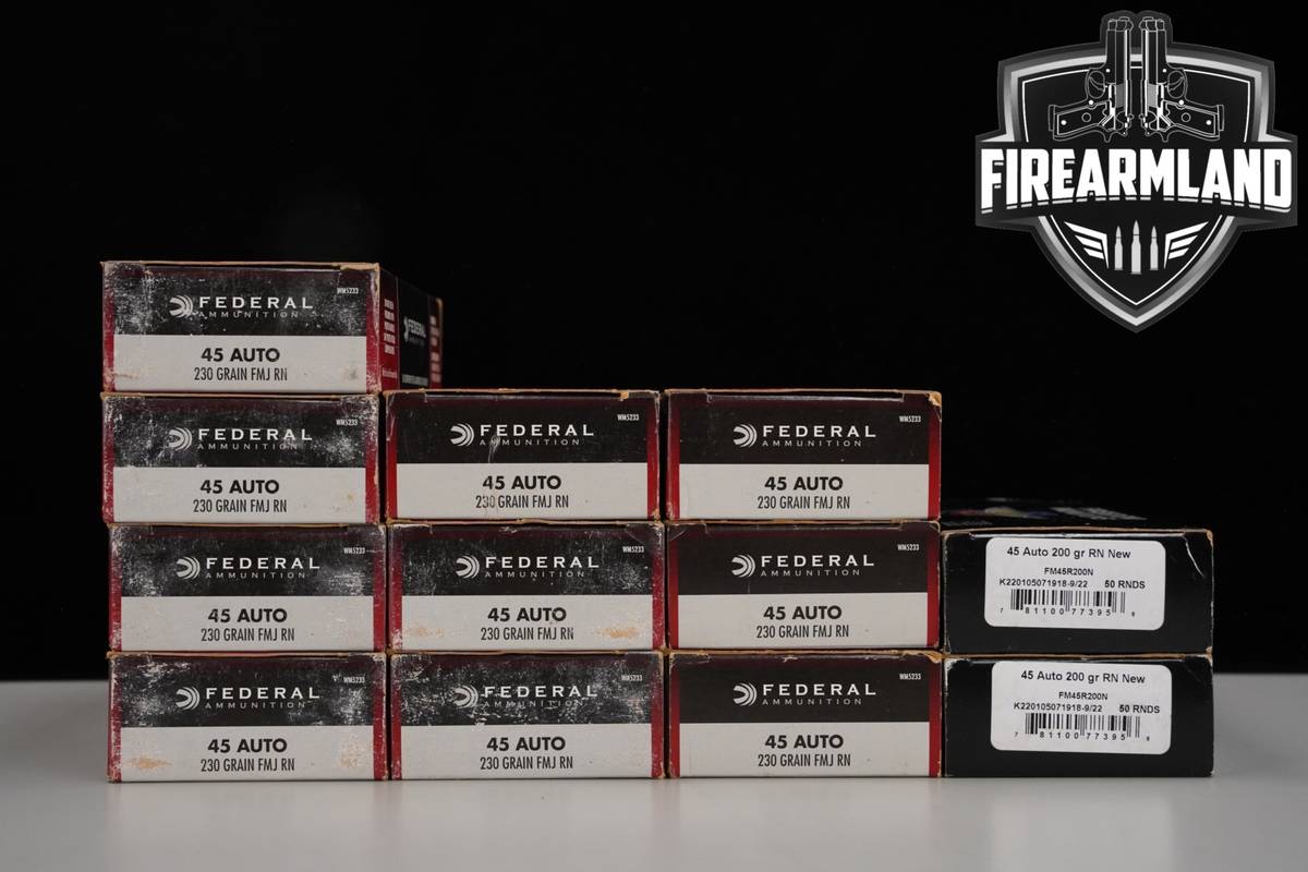 600 Rounds! 45 ACP Ammo 45ACP Ammunition