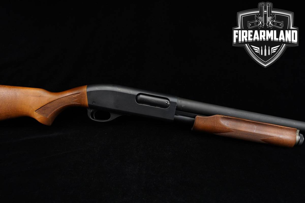 Remington Model 870 Express Magnum 12-Gauge 18" Black & Hardwood