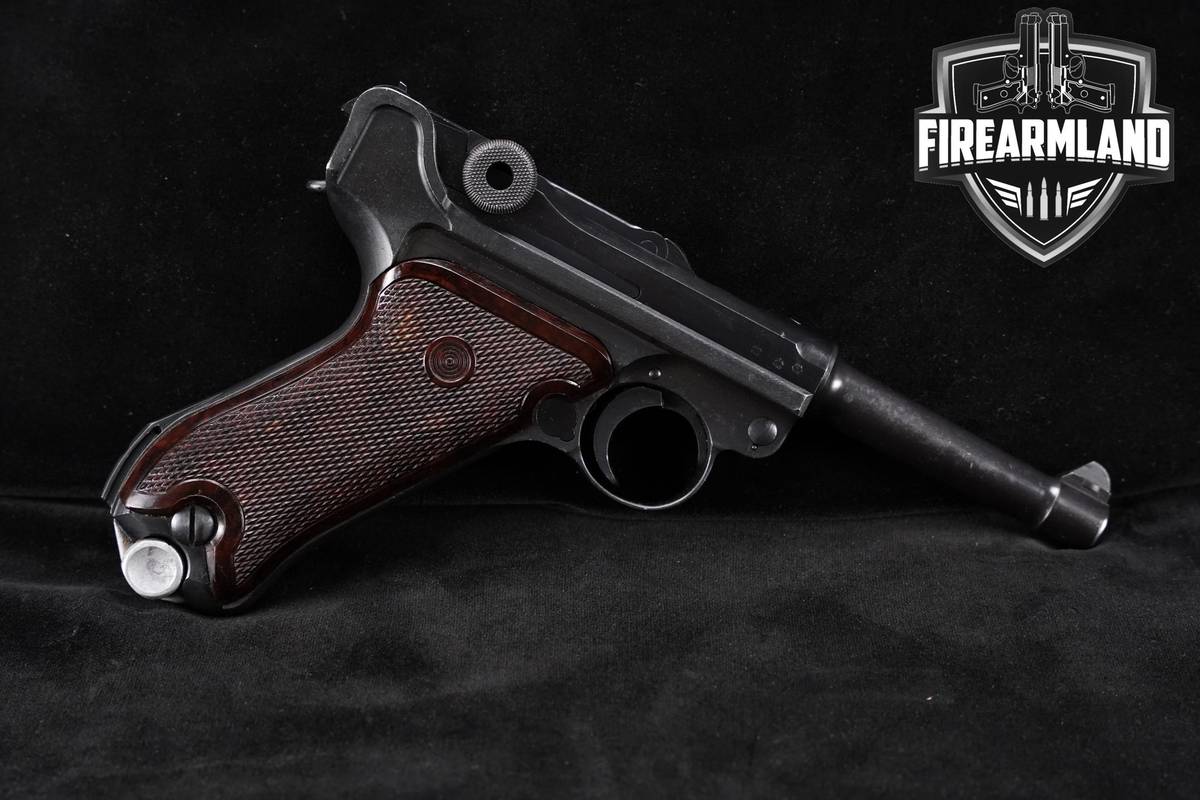 THIRD-REICH 1937 Mauser Pistole 08 Luger 42 9mm 3.9" P08 P.08 P-08 WW2