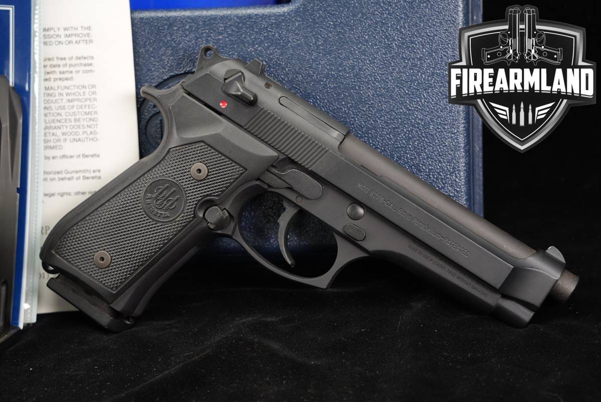 Beretta 92FS 9mm 4.9 92 FS +2 MAGS, ORIG BOX & HOLSTER